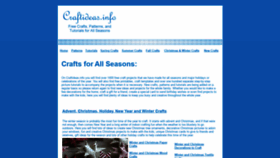 What Craftideas.info website looked like in 2020 (4 years ago)