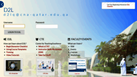 What Cnaqatar.brightspace.com website looked like in 2020 (4 years ago)