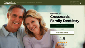 What Crossroadsdentistrytn.com website looked like in 2020 (4 years ago)