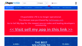 What Chupamobile.com website looked like in 2020 (4 years ago)