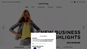 What Comma-fashion.com website looked like in 2020 (4 years ago)