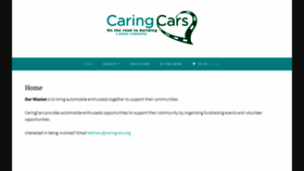 What Caringcars.org website looked like in 2020 (4 years ago)