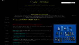 What Cycleterminal.com website looked like in 2020 (4 years ago)