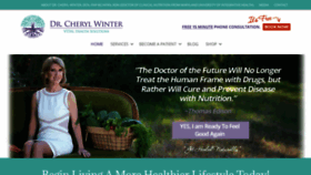 What Cherylwinter.com website looked like in 2020 (4 years ago)