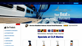 What Clrmarine.com website looked like in 2020 (4 years ago)