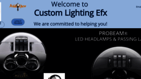 What Customlightingefx.com website looked like in 2020 (4 years ago)