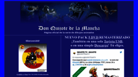 What Cervantes.tv website looked like in 2020 (4 years ago)