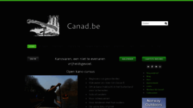 What Canad.be website looked like in 2020 (4 years ago)