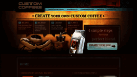 What Customcoffees.com website looked like in 2020 (4 years ago)