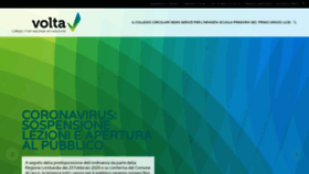 What Collegiovolta.it website looked like in 2020 (4 years ago)
