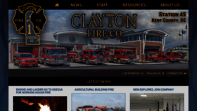 What Clayton45.com website looked like in 2020 (4 years ago)