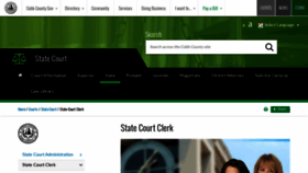 What Cobbstatecourtclerk.com website looked like in 2020 (4 years ago)