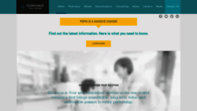 What Consonushealth.com website looked like in 2020 (4 years ago)
