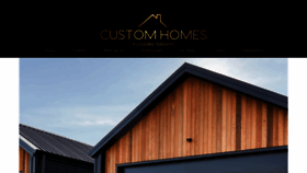 What Customhomes.co.nz website looked like in 2020 (4 years ago)