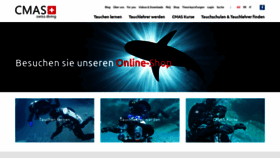 What Cmas.ch website looked like in 2020 (4 years ago)