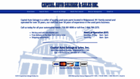 What Capitalautosalvage.net website looked like in 2020 (4 years ago)