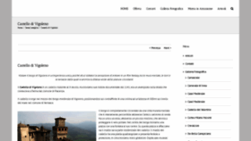 What Castellodivigoleno.it website looked like in 2020 (4 years ago)