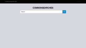 What Commonsearches.net website looked like in 2020 (4 years ago)