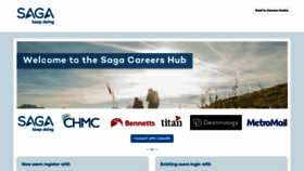 What Careershub.saga.co.uk website looked like in 2020 (4 years ago)