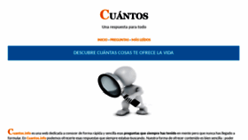 What Cuantos.info website looked like in 2020 (4 years ago)