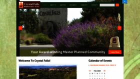What Crystalfallshoa.com website looked like in 2020 (4 years ago)