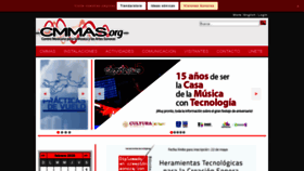 What Cmmas.org website looked like in 2020 (4 years ago)