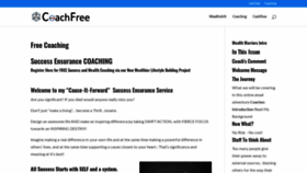 What Coachfree.com website looked like in 2020 (4 years ago)