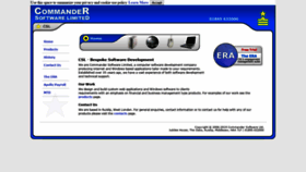 What Commandersoft.co.uk website looked like in 2020 (4 years ago)