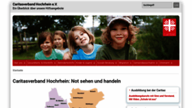 What Caritas-hochrhein.de website looked like in 2020 (4 years ago)