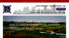 What Cdds.ca website looked like in 2020 (4 years ago)