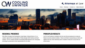 What Coolingwinter.com website looked like in 2020 (4 years ago)