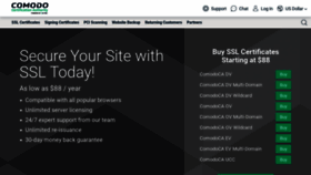 What Comodoca.com website looked like in 2020 (4 years ago)