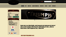 What Classic-bike.dk website looked like in 2020 (4 years ago)