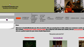 What Candleswholesale.com website looked like in 2020 (4 years ago)