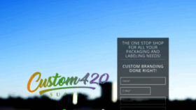 What Custom420.com website looked like in 2020 (4 years ago)