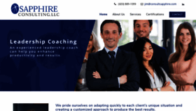 What Consultsapphire.com website looked like in 2020 (4 years ago)