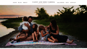 What Caseyandhercamera.com website looked like in 2020 (4 years ago)