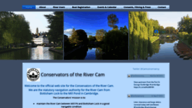 What Camconservancy.org website looked like in 2020 (4 years ago)
