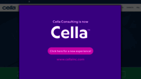 What Cellaconsulting.com website looked like in 2020 (4 years ago)