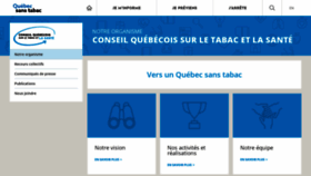 What Cqts.qc.ca website looked like in 2020 (4 years ago)