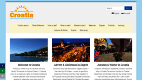 What Croatia4travel.com website looked like in 2020 (4 years ago)