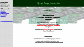 What Circuitboardconnection.com website looked like in 2020 (4 years ago)