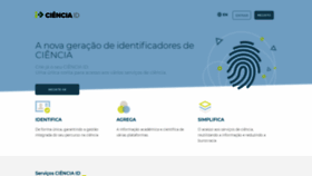 What Ciencia-id.pt website looked like in 2020 (4 years ago)