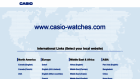 What Casio-watches.com website looked like in 2020 (4 years ago)