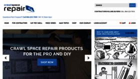 What Crawlspacerepair.com website looked like in 2020 (4 years ago)