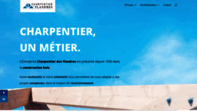What Charpentier-des-flandres.com website looked like in 2020 (4 years ago)