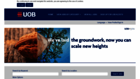 What Careers.uobgroup.com website looked like in 2020 (4 years ago)