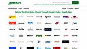 What Cheaplify.com website looked like in 2020 (4 years ago)