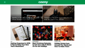 What Ceeny.com website looked like in 2020 (4 years ago)