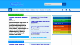 What Confiraconcursos.com.br website looked like in 2020 (4 years ago)